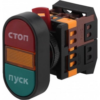 Кнопка ЭРА APBB-22N "ПУСК-СТОП" D22мм неон/240В 1з+1р 10/400/3200 Б0045625 Кнопка ЭРА APBB-22N "ПУСК-СТОП" D22мм неон/240В 1з+1р 10/400/3200 Б0045625