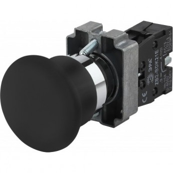 Кнопка ЭРА LAY5-BC21 "ГРИБОК" 1з BBG70-BC-K02E черн. Б0045640 Кнопка ЭРА LAY5-BC21 "ГРИБОК" 1з BBG70-BC-K02E черн. Б0045640