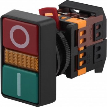 Кнопка ЭРА PPBB-30N I-O d30мм неон/240В 1з+1р BBD20-PPBB-K51E Б0045626 Кнопка ЭРА PPBB-30N I-O d30мм неон/240В 1з+1р BBD20-PPBB-K51E Б0045626