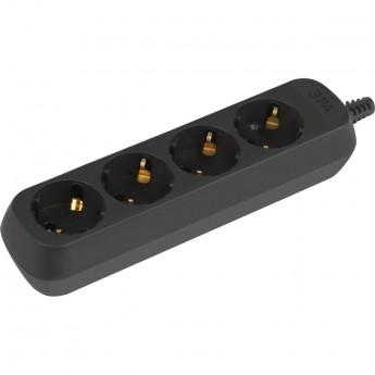 Колодка удлинителя ЭРА Б0061730 KX-4e-B 4-м с заземлением черный Колодка удлинителя ЭРА Б0061730 KX-4e-B 4-м с заземлением черный