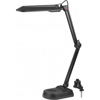 Настольный светильник ЭРА NL-202-G23-11W-BK с лампой PL на струбцине и с основанием черный Настольный светильник ЭРА NL-202-G23-11W-BK с лампой PL на струбцине и с основанием черный