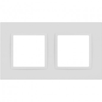 Рамка для розеток и выключателей ЭРА ELEGANCE Б0065824 14-5012-01М Classic на 2 поста матовый белый Рамка для розеток и выключателей ЭРА ELEGANCE Б0065824 14-5012-01М Classic на 2 поста матовый белый