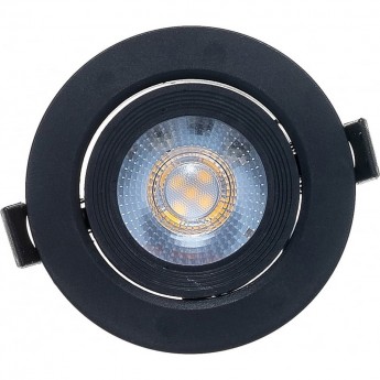 Светильник ЭРА KL LED 22A-5 4K BK светодиодный круглый поворотн. LED SMD 5W 4000K, черный Светильник ЭРА KL LED 22A-5 4K BK светодиодный круглый поворотн. LED SMD 5W 4000K, черный