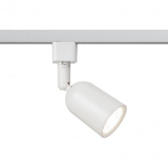 Трековый светильник однофазный ЭРА TR41-GU10 WH под лампу MR16 белый Трековый светильник однофазный ЭРА TR41-GU10 WH под лампу MR16 белый