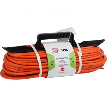 Удлинитель силовой ЭРА UFx-1e-3x1.5-40m на рамке c заземлением 1 розетка 40м ПВС 3x1.5мм2